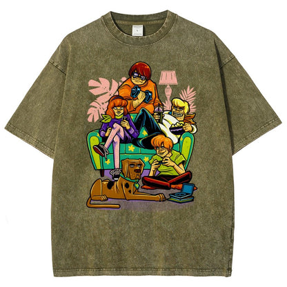 Stay Home Squad Vintage Distressed T-shirt