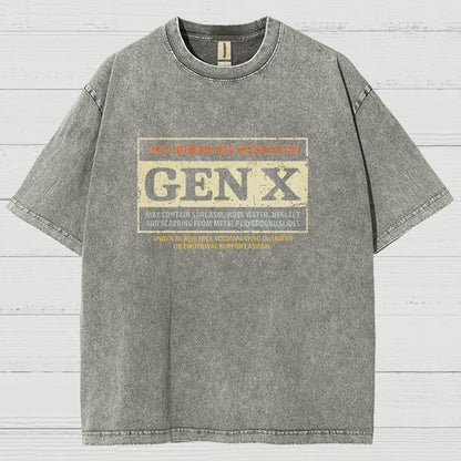 RATED GEN X Vintage Distressed T-shirt