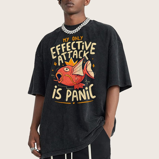Panic Attack Vintage Distressed T-shirt