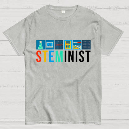 Steminist Science Technology Engineering Math STEM Unisex Geek T-Shirt
