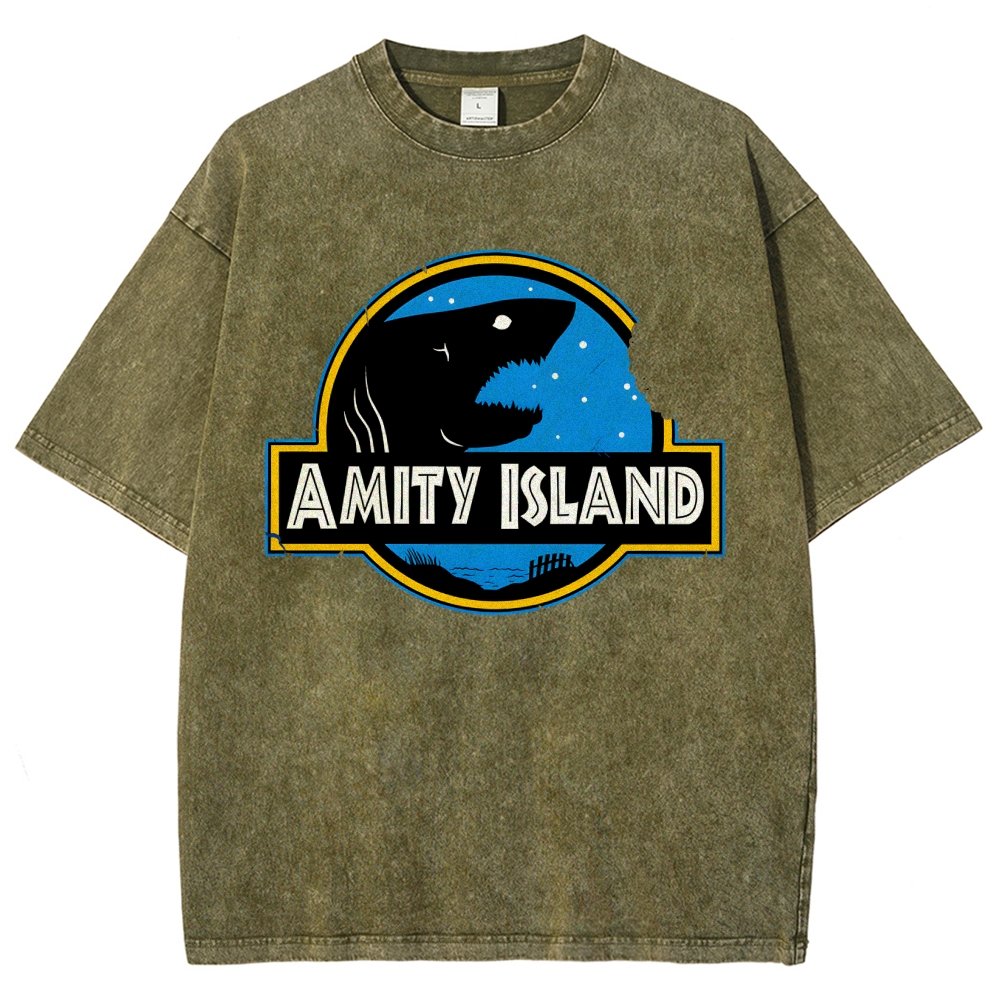 Seaside Town Vintage Distressed T-shirt