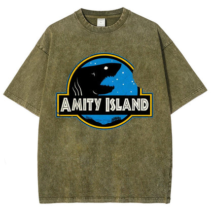 Seaside Town Vintage Distressed T-shirt