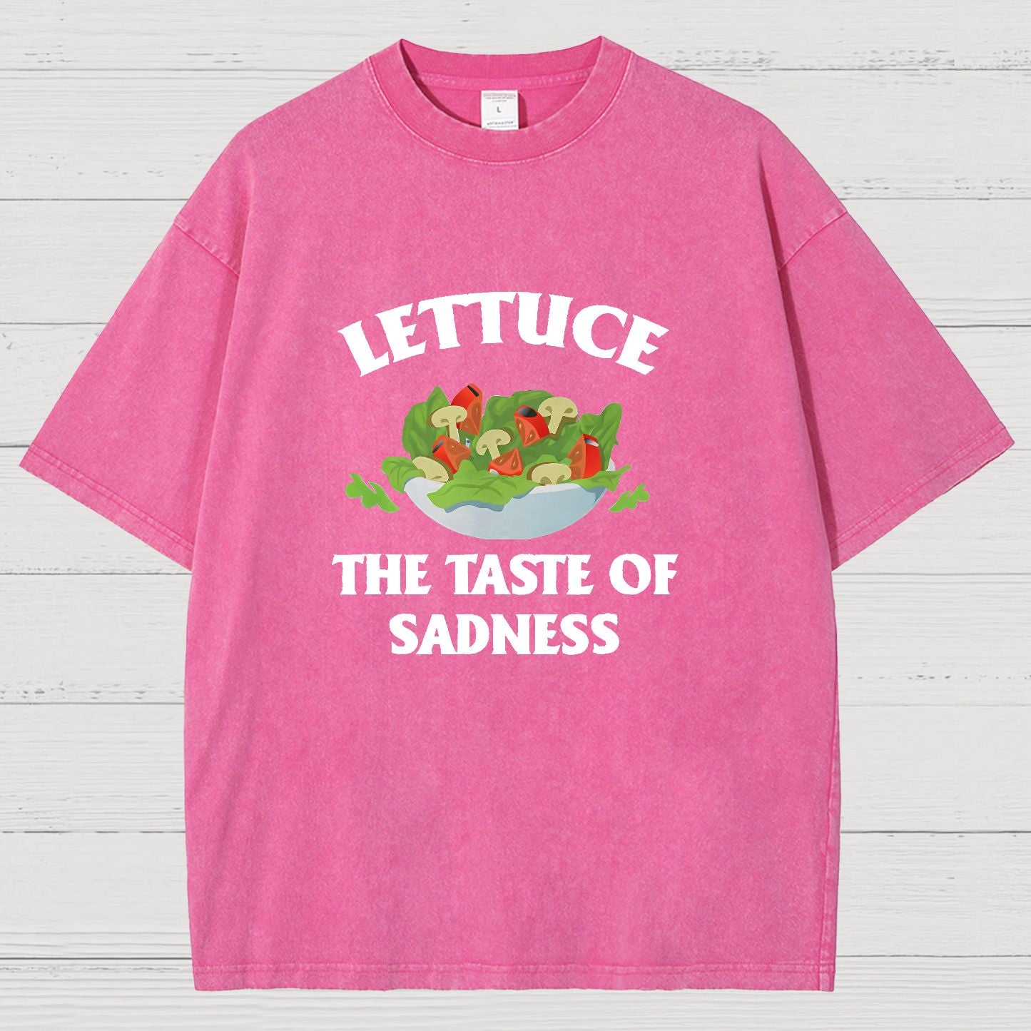 Lettuce The Taste Of Sadness Vintage Distressed T-shirt