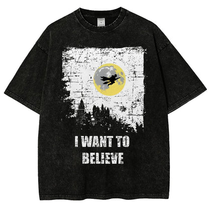 Believe Vintage Distressed T-shirt