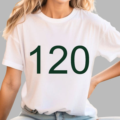 Number 120 Game Movie Geek T-Shirt
