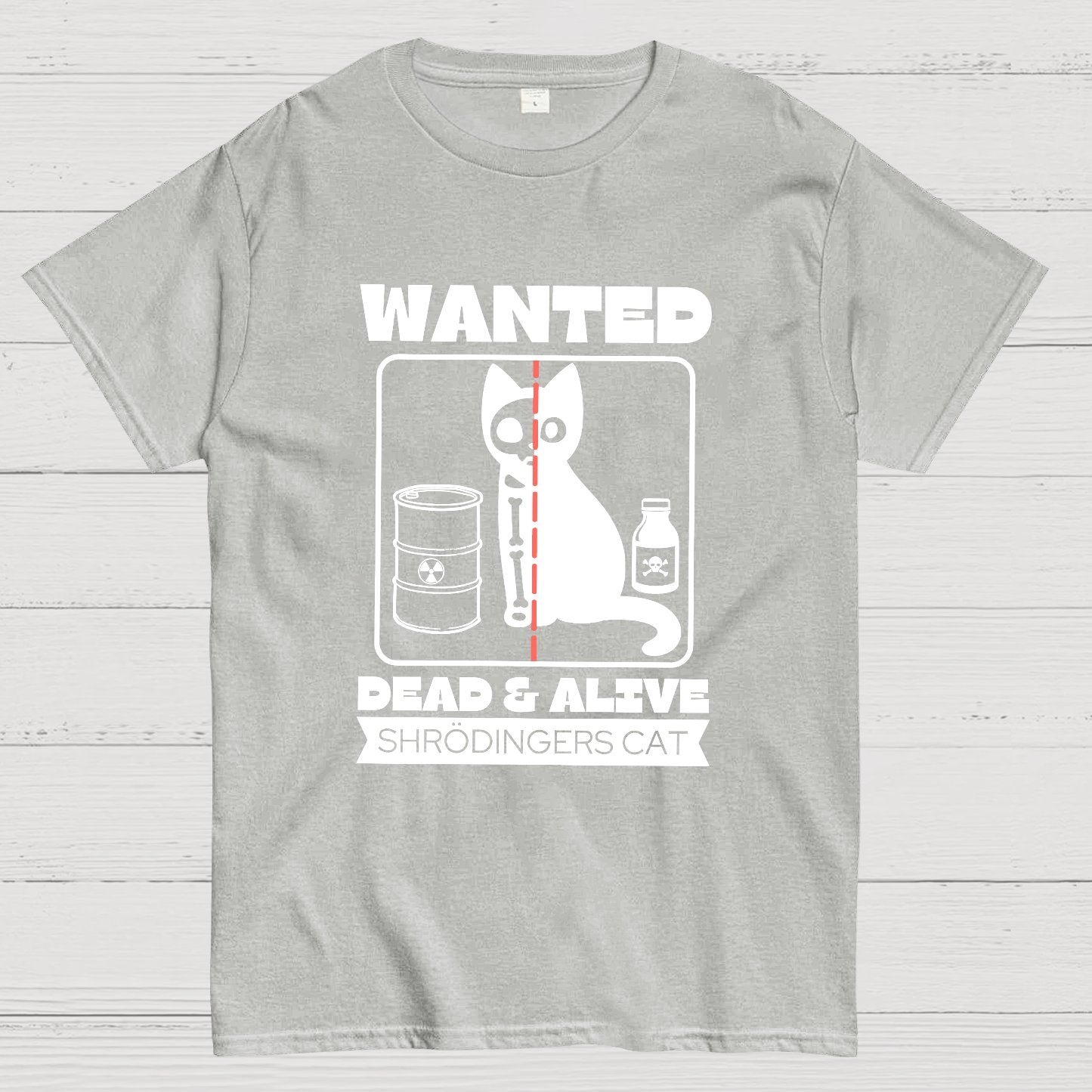Shrodingers Cat , Funny Cat Geeky T-Shirt