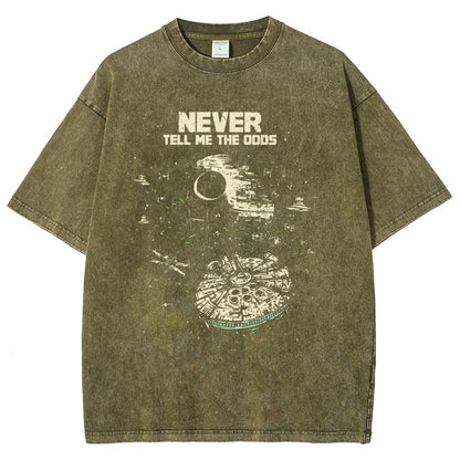 Never tell me the odds  Vintage Distressed T-shirt