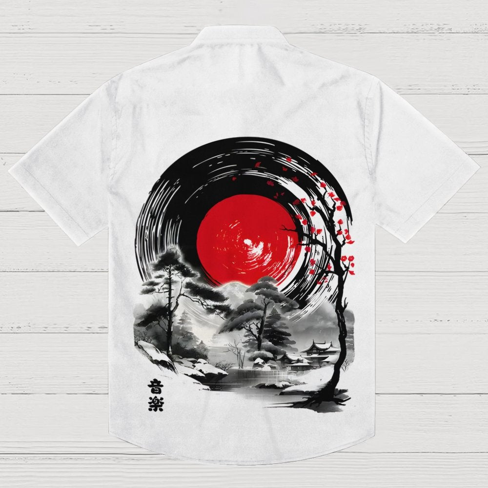 Sound Of Japan Sumi E Geek Hawaiian Shirt