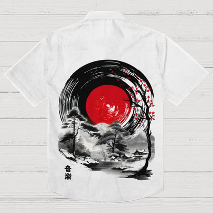 Sound Of Japan Sumi E Geek Hawaiian Shirt
