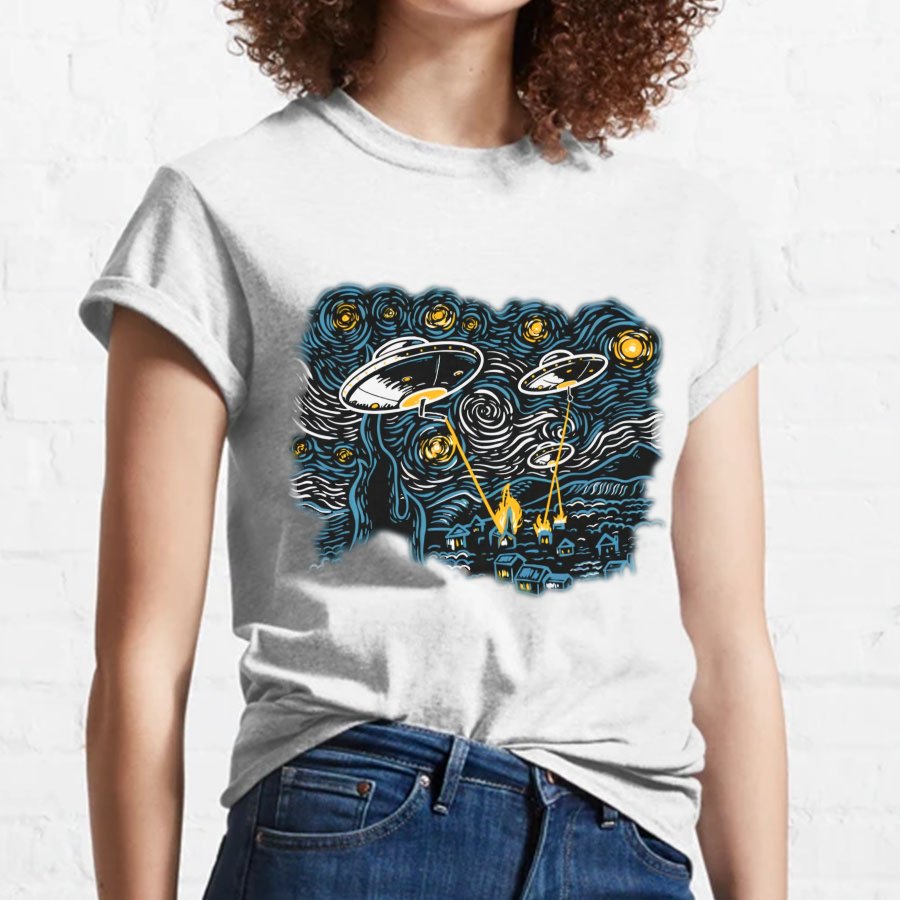 STARRY INVASION Nerdy T-Shirt