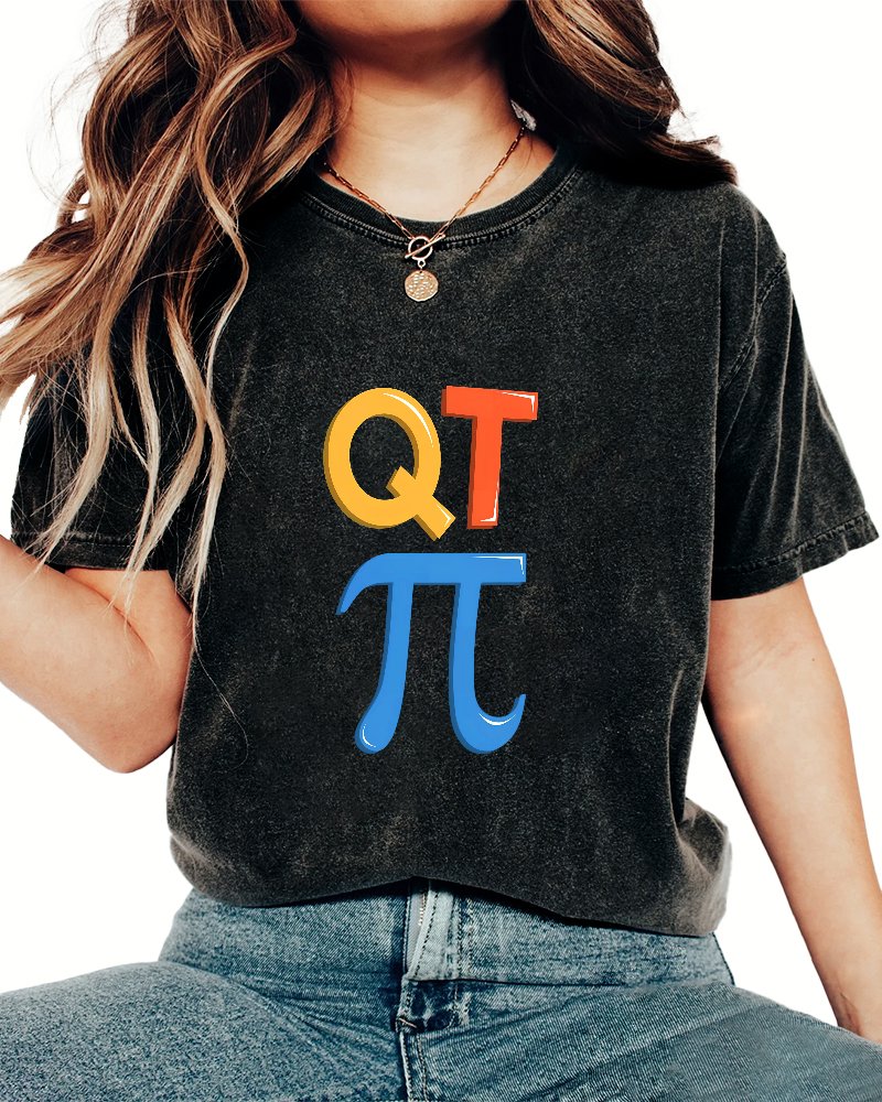 QT Pi Vintage Distressed T-shirt