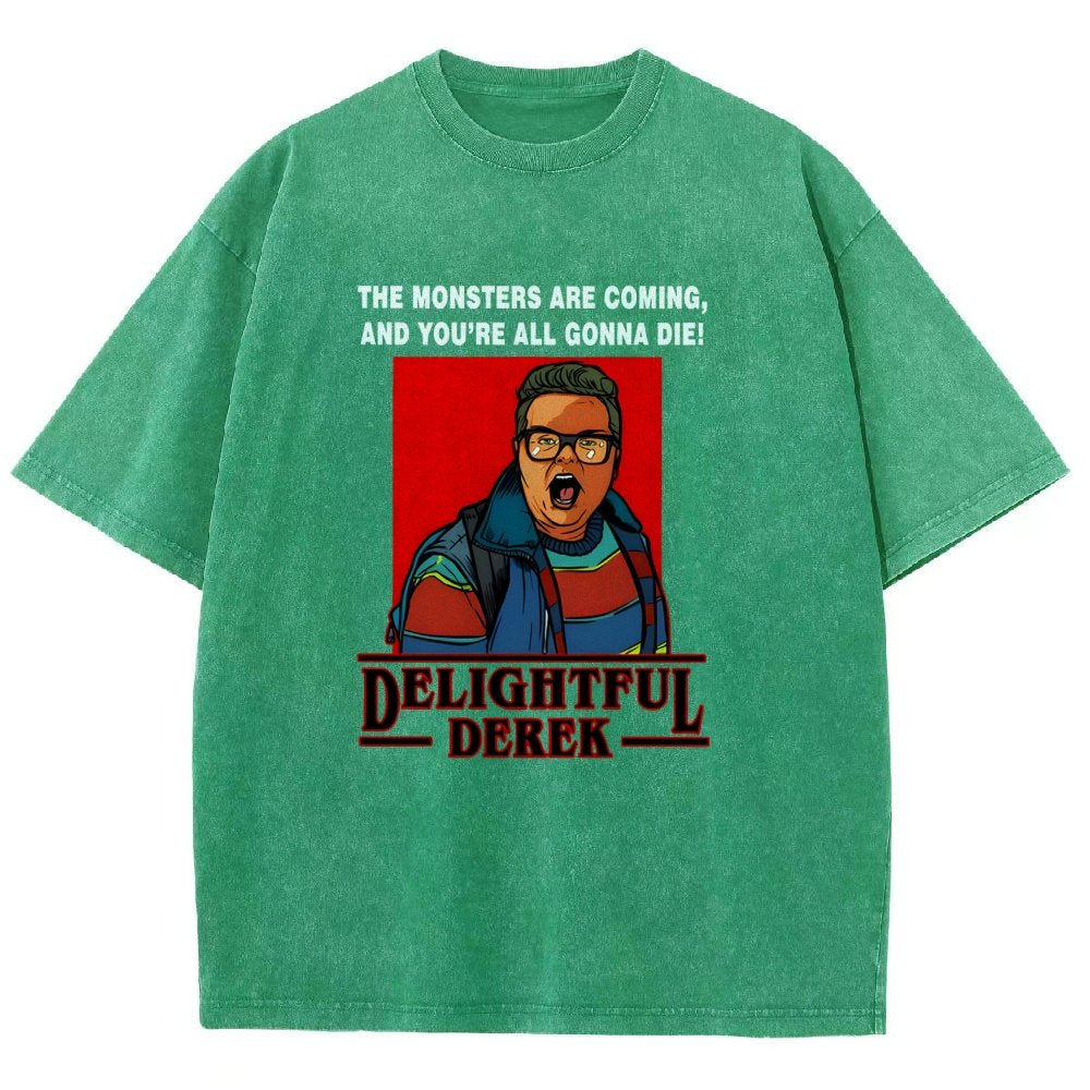 Delightful Hero Vintage Distressed T-shirt
