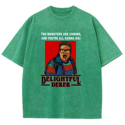 Delightful Hero Vintage Distressed T-shirt