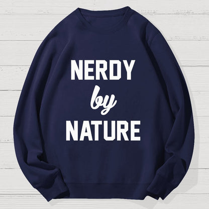 Nerdy by Nature Geek Cotton Sweatshirt