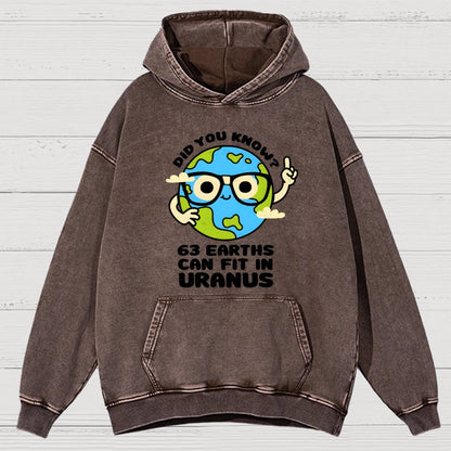 Uranus Vintage Distressed Hoodie