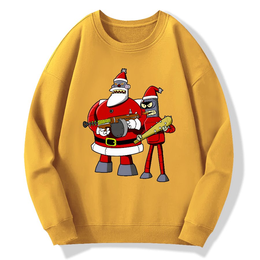 Merry Christmas Geek Cotton Sweatshirt