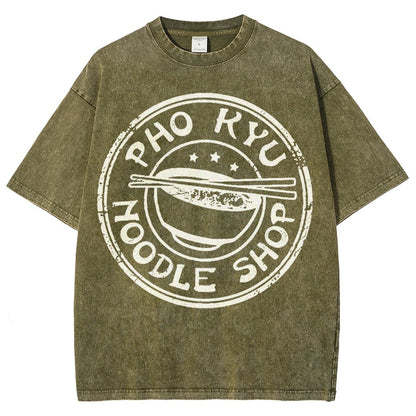 Pho Kyu Noodle Shop Vintage Distressed T-shirt