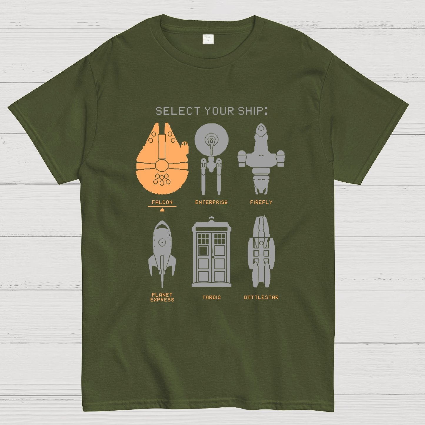 Choose Your Ship Geeky T-Shirt