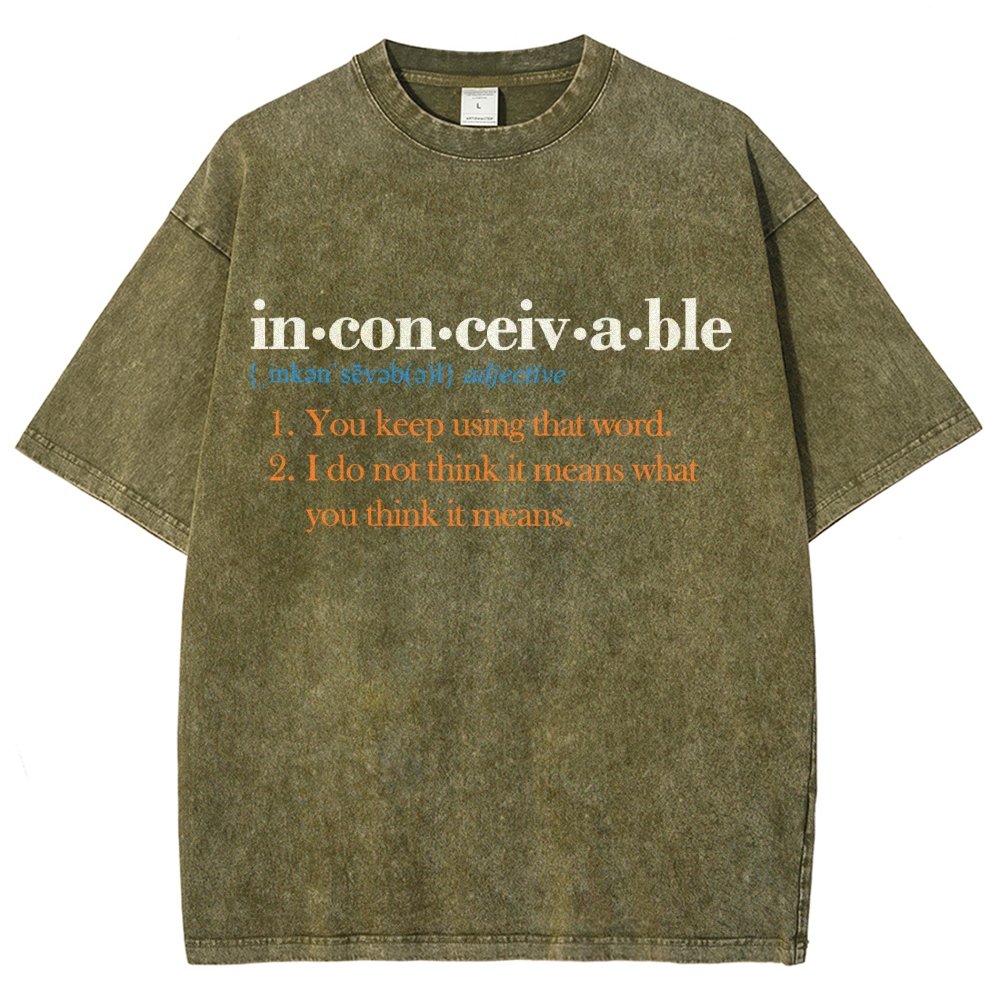 In-con-ceiv-a-ble Vintage Distressed T-shirt