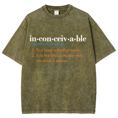 In-con-ceiv-a-ble Vintage Distressed T-shirt