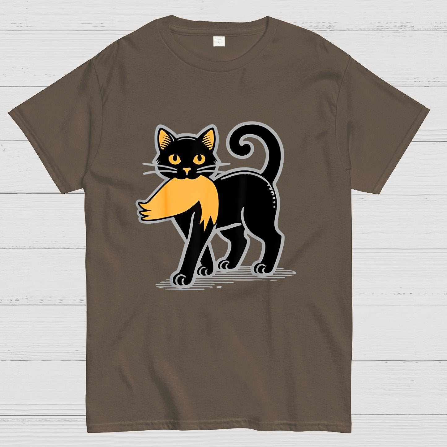 Black Cat Sarcasm Geek T-Shirt