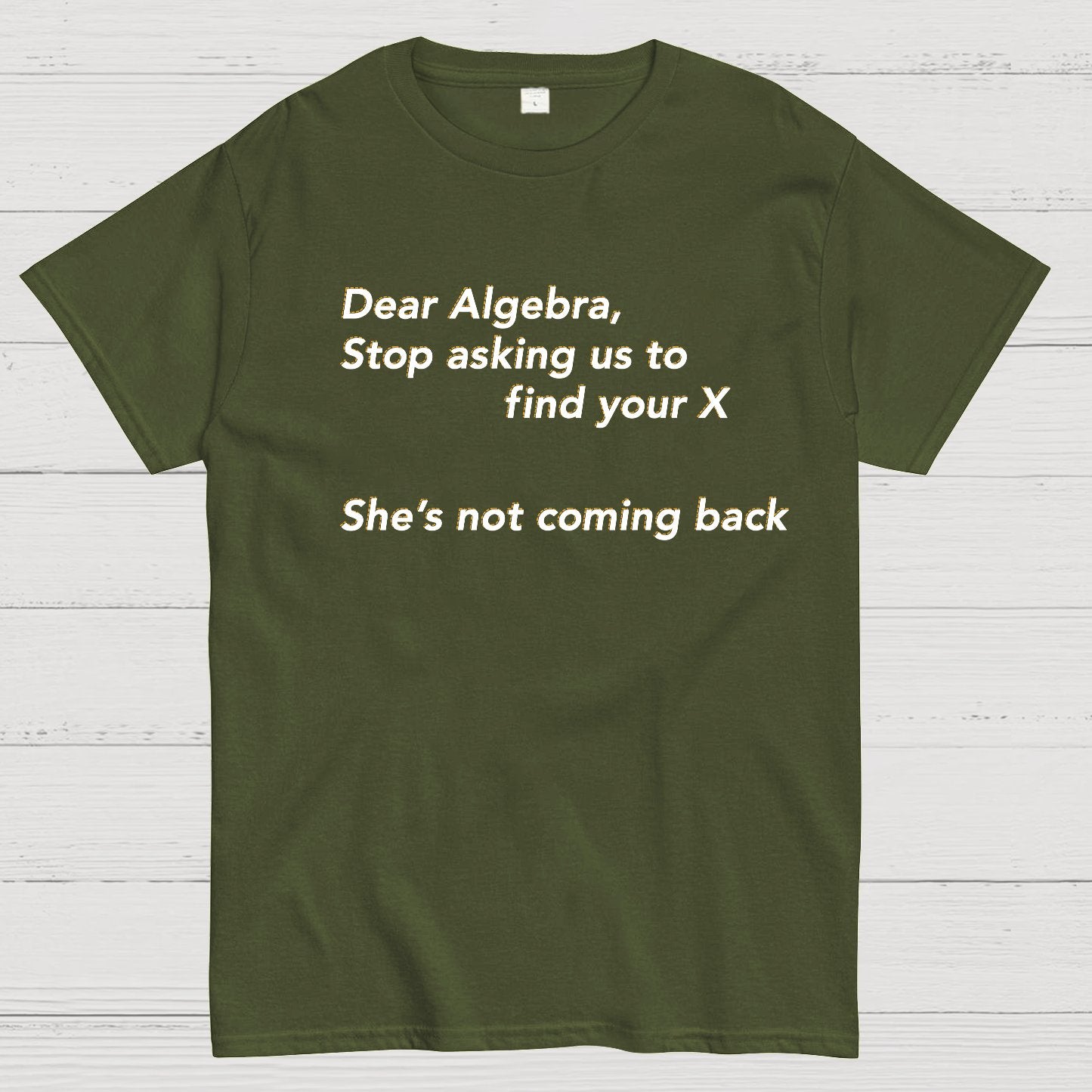 Dear Algebra, Stop Asking Us To Find Your X-1 Geeky T-Shirt