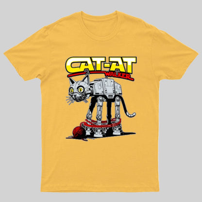 Funny Cat-at Walker， Cat Geeky T-Shirt