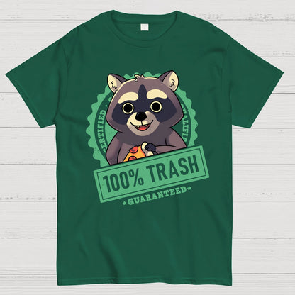 100% Cute Trash Panda Raccoon Seal Geek T-Shirt