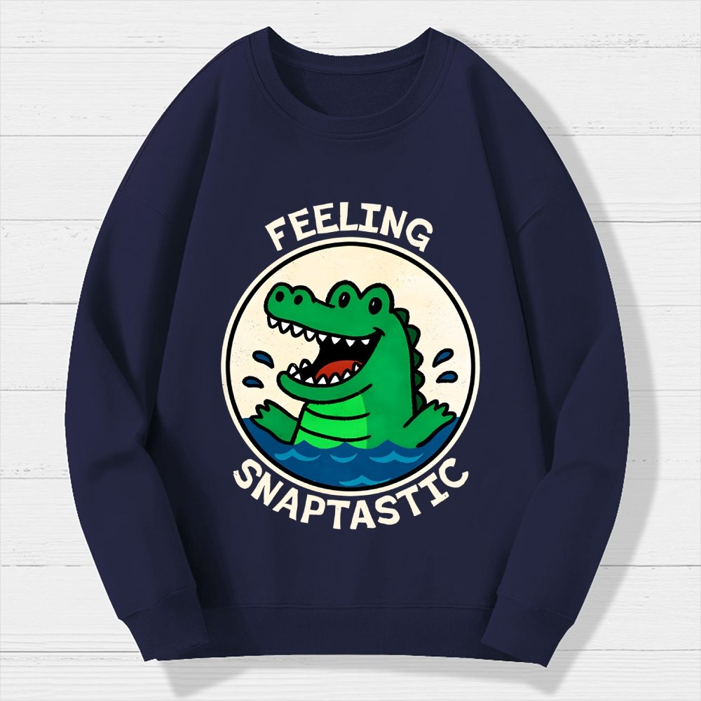 Feeling Snaptastic Geek Cotton Sweatshirt