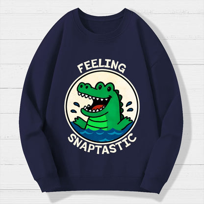 Feeling Snaptastic Geek Cotton Sweatshirt