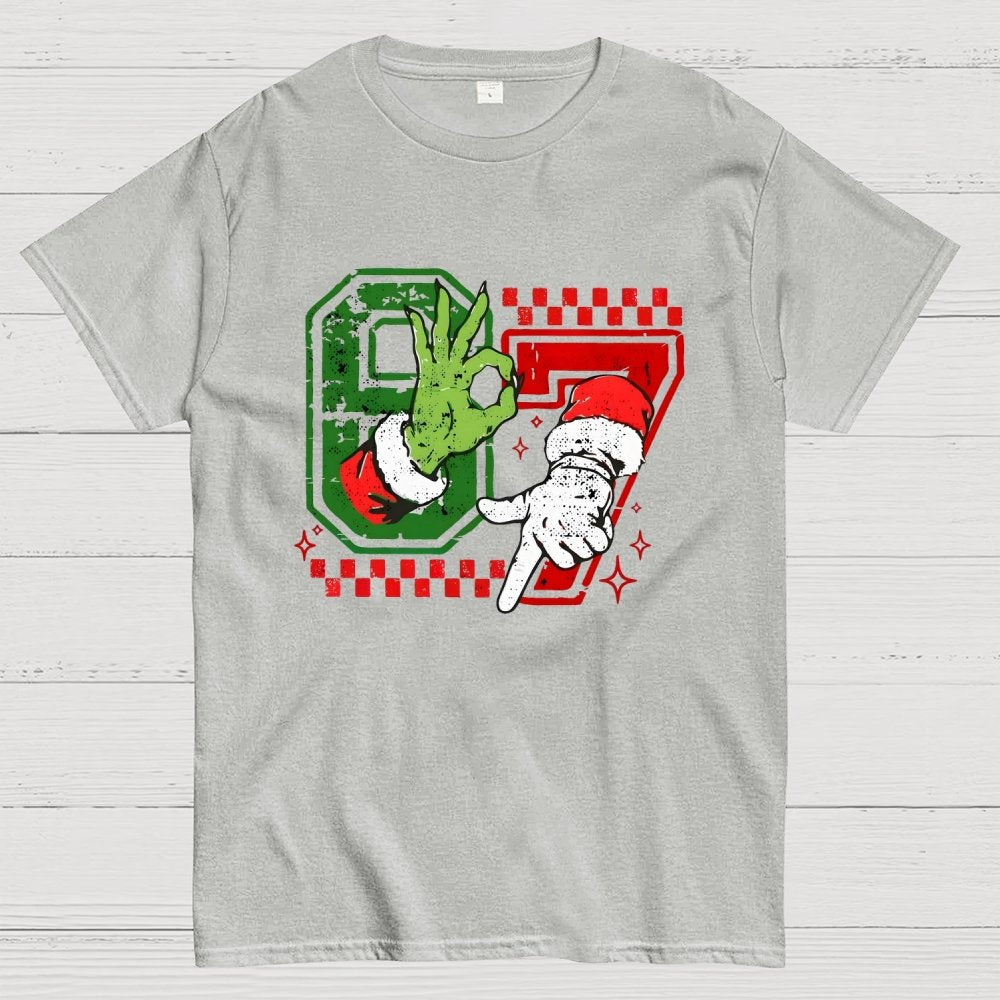 Six Seven 6 7 Christmas Geek T-Shirt