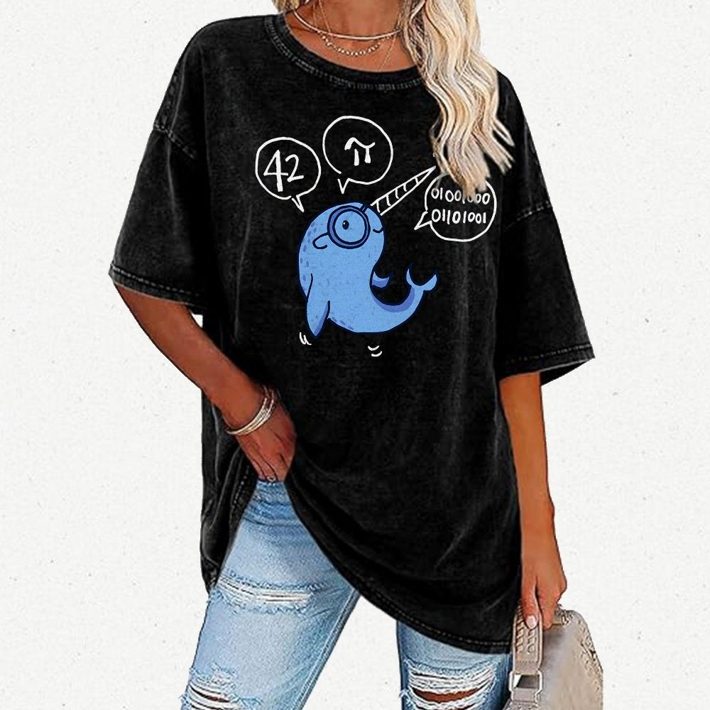 42-π Vintage Distressed T-shirt