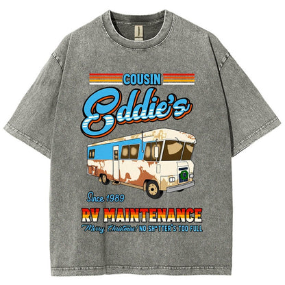 Holiday RV maintenance Christmas Humor Vintage Distressed T-shirt