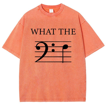 What The F (Bass) Vintage Distressed T-shirt