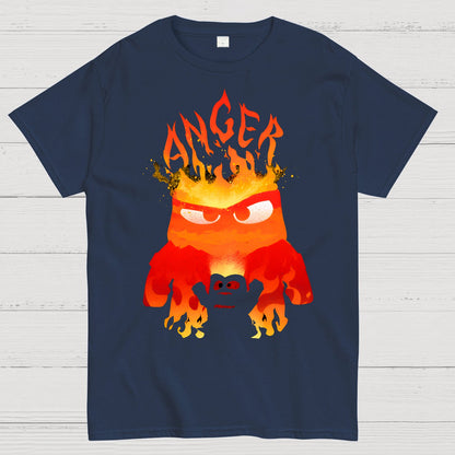 Anger Fire Geek T-Shirt