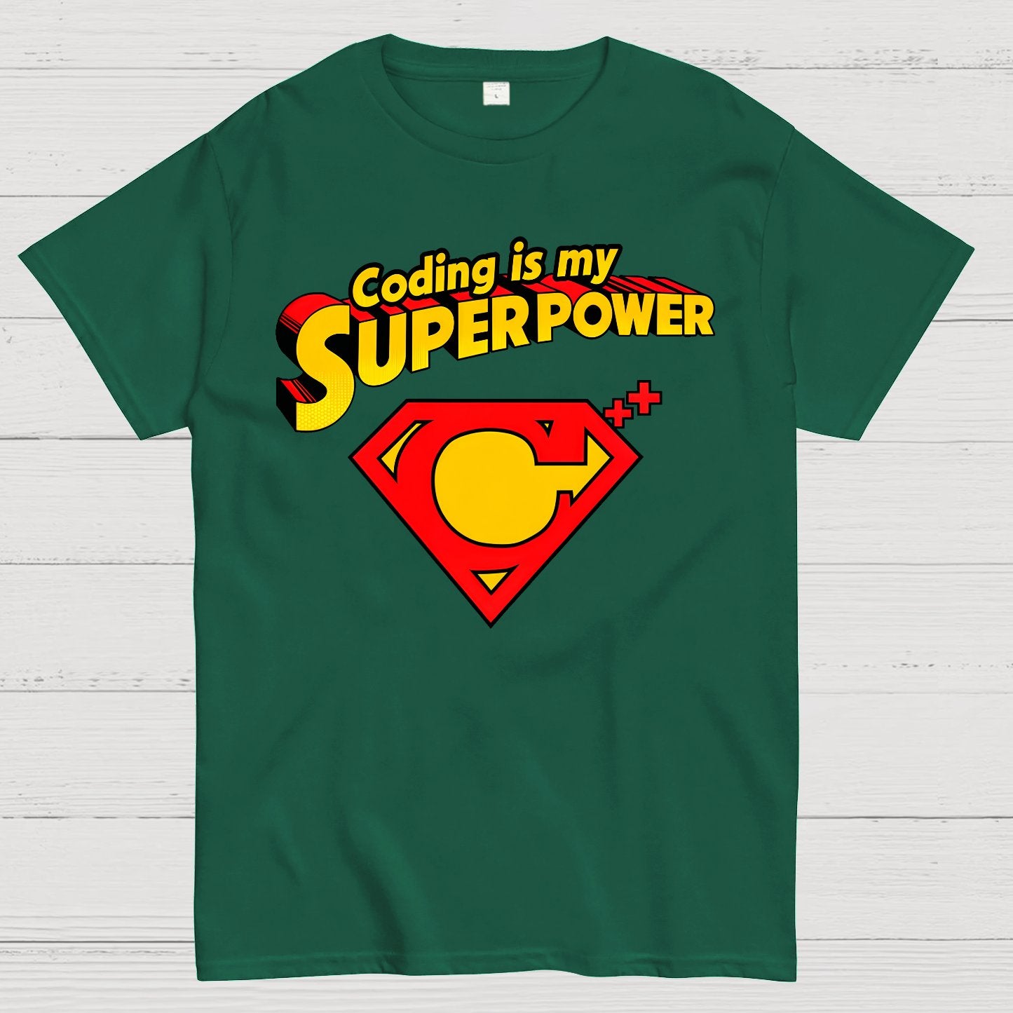 Coding Is My Superpower Geek T-Shirt