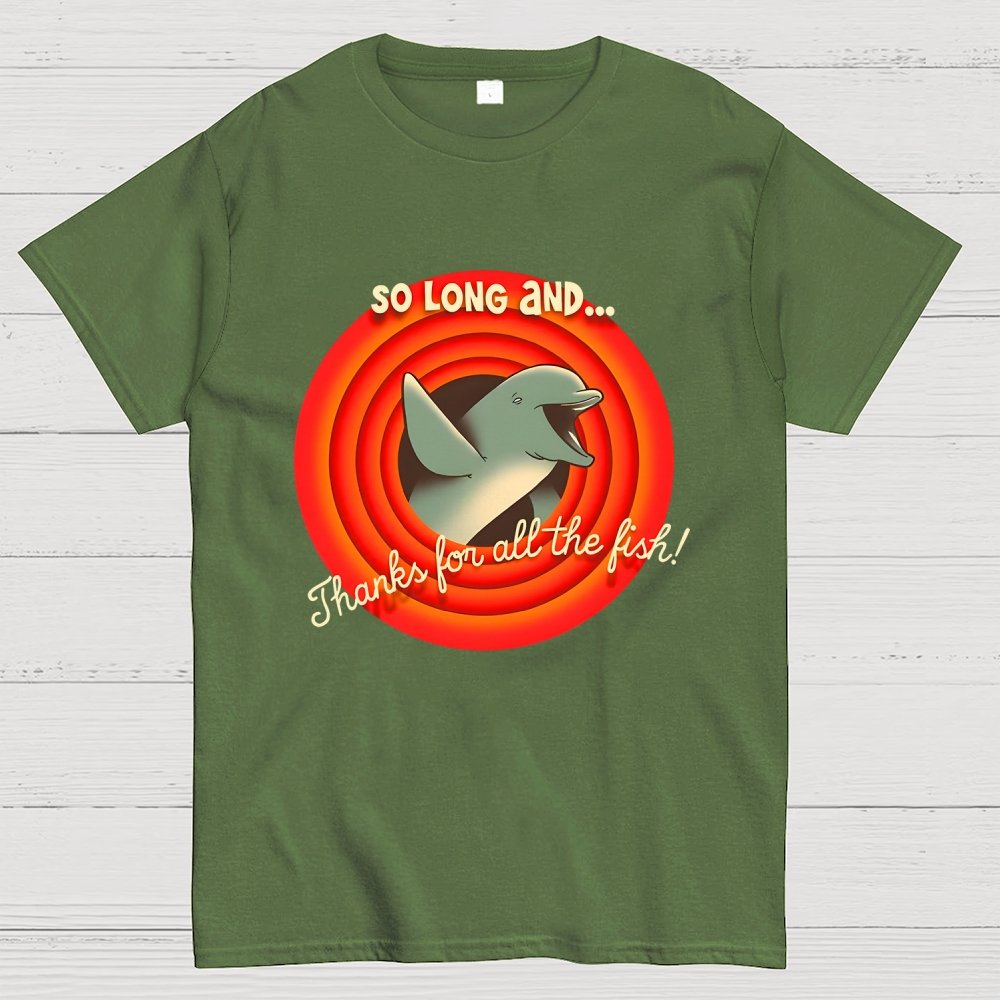 So Long & Thanks for all the Fish Unisex Geek T-Shirt