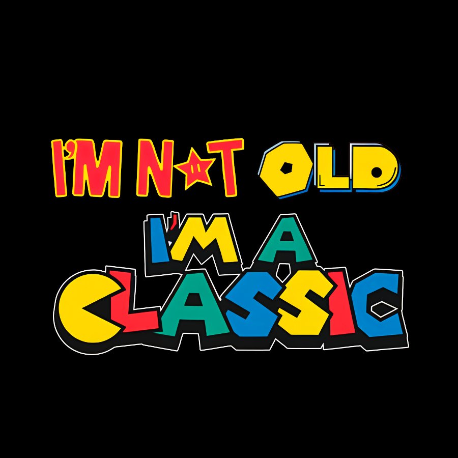 I'm Not Old I'm A Classic Geek Cotton Sweatshirt