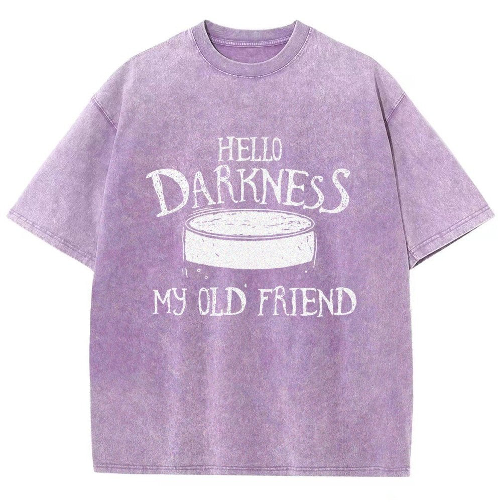 Hello Darkness Brew Vintage Distressed T-shirt