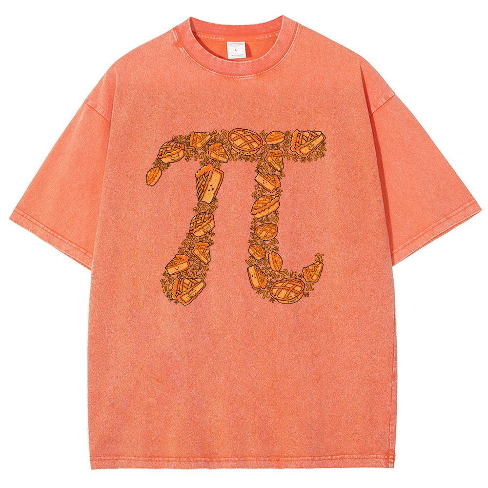 Doodle Pi Vintage Distressed T-shirt
