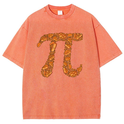 Doodle Pi Vintage Distressed T-shirt