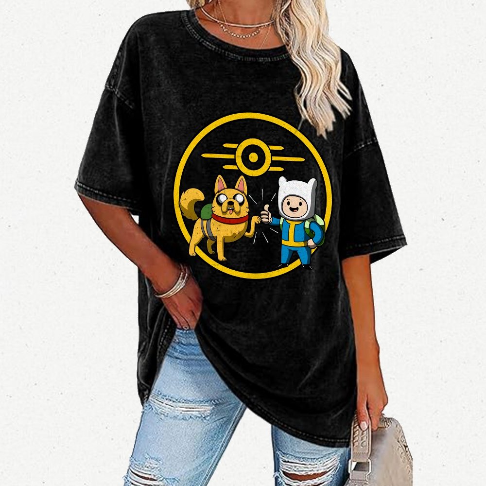 Wasteland Time Vintage Distressed T-shirt
