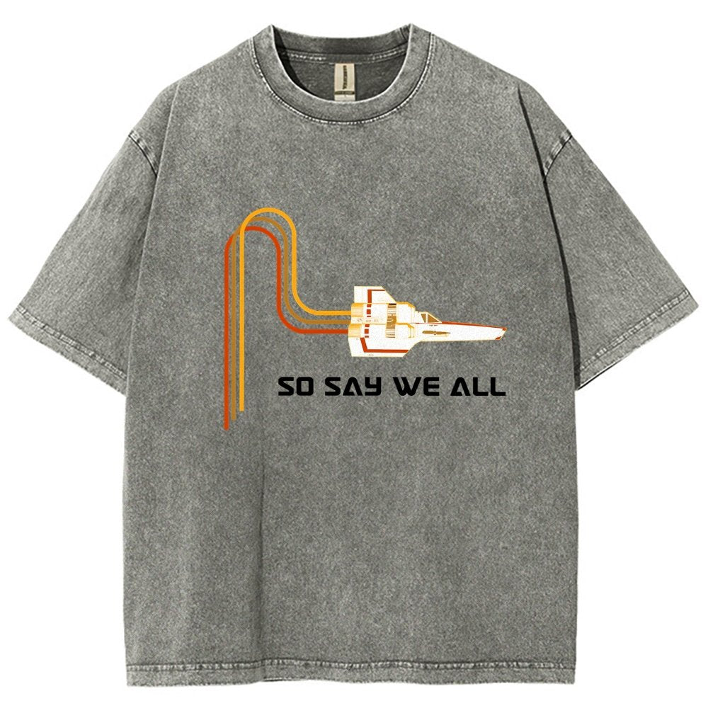 So Say We All Vintage Distressed T-shirt