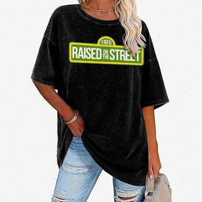 Raised On The Street Buy Now Vintage Distressed T-shirt
