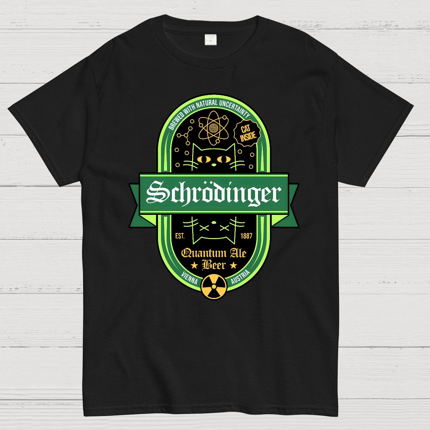 Schrodinger Quantum Ale Beer Geek T-Shirt