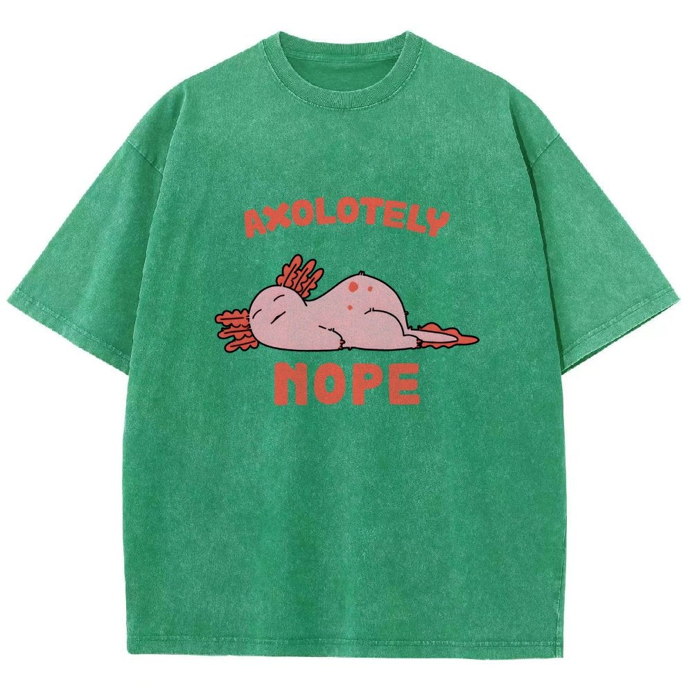Axo Nope Vintage Distressed T-shirt