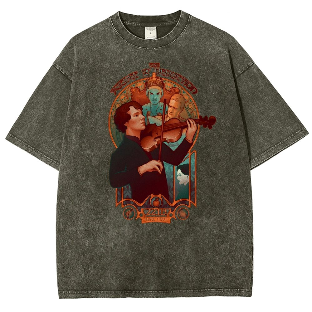 The Science of Deduction Vintage Distressed T-shirt