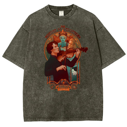 The Science of Deduction Vintage Distressed T-shirt