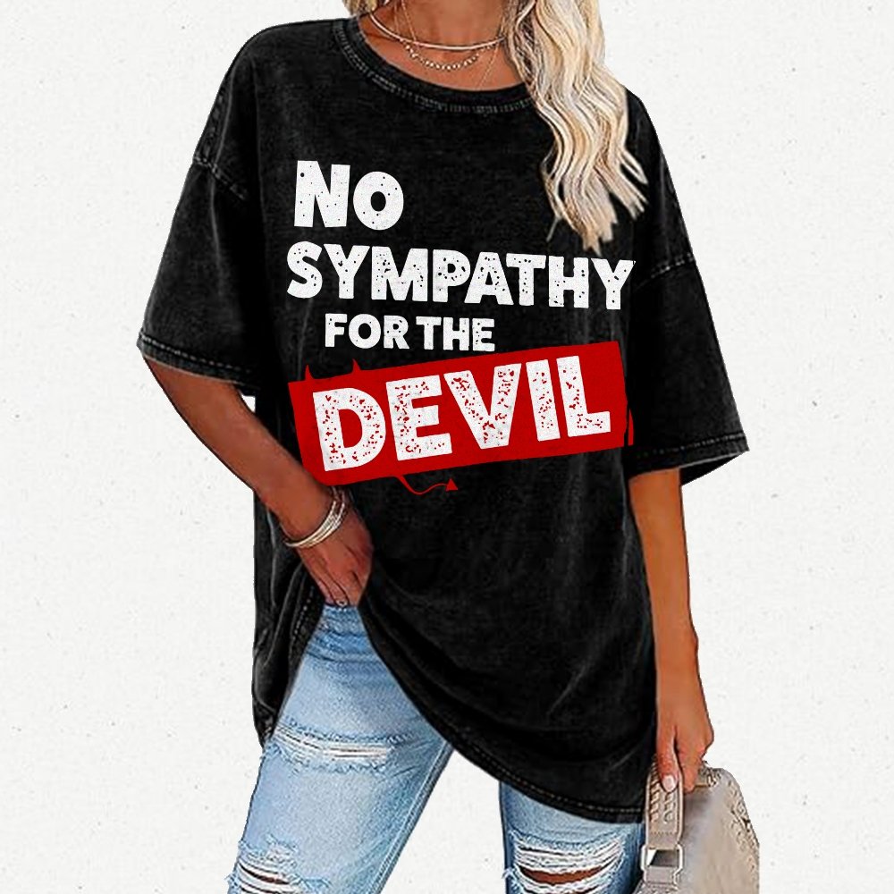 No Sympathy for The Devil(redbubble) Vintage Distressed T-shirt