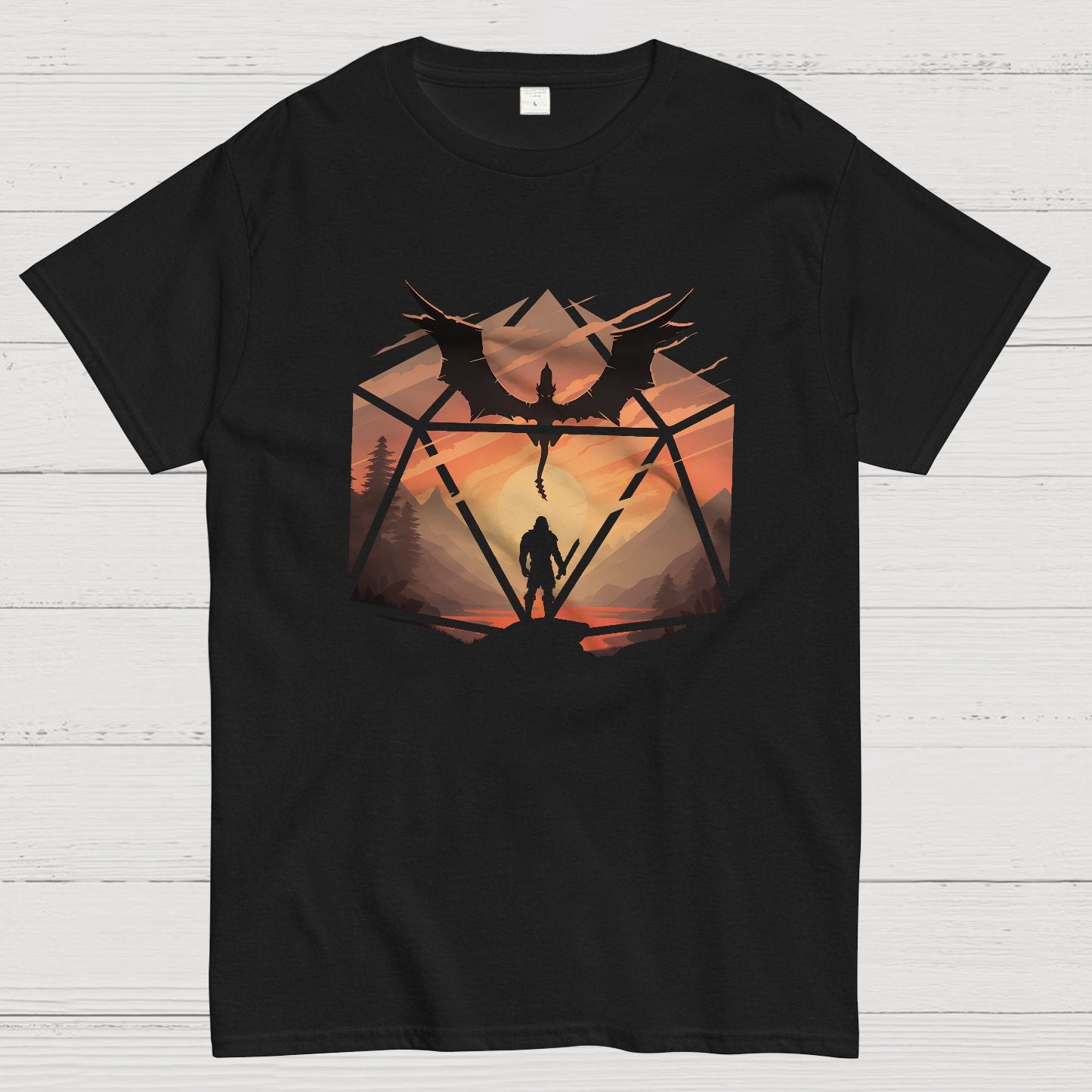 Staredown d20 Geeky T-Shirt